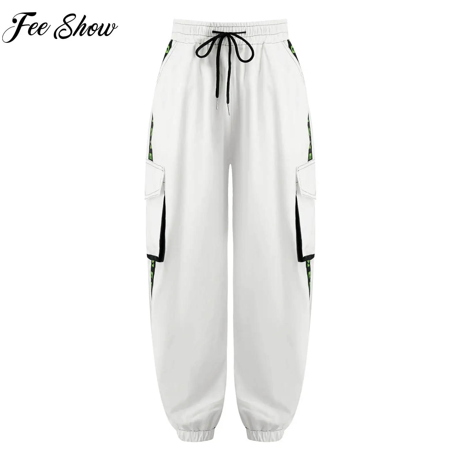 

Брюки-карго для мальчиков, детские костюмы для выступлений в стиле хип-хоп, джаз-дэнс, спортивные штаны с множеством карманов для тренировок, повседневной носки