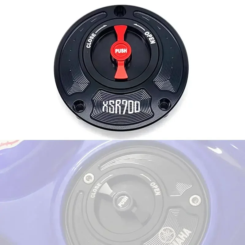 For Yamaha XSR900 (ABS) 2016 fuel gas tank cap cover CNC aluminum keyless motorcycle accessories 6 colors