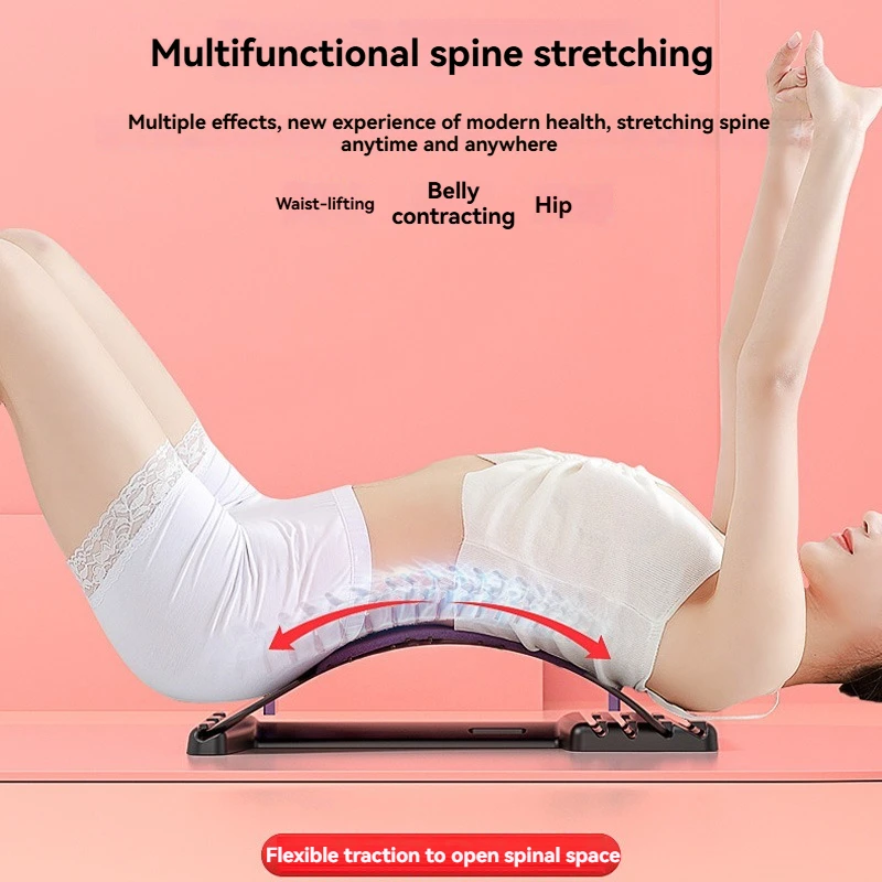 

Lumbar Spine Soother Back Massage Board Hunchback Correction Stretching Lumbar Spine to Relieve Nerve Compression Lumbar Support