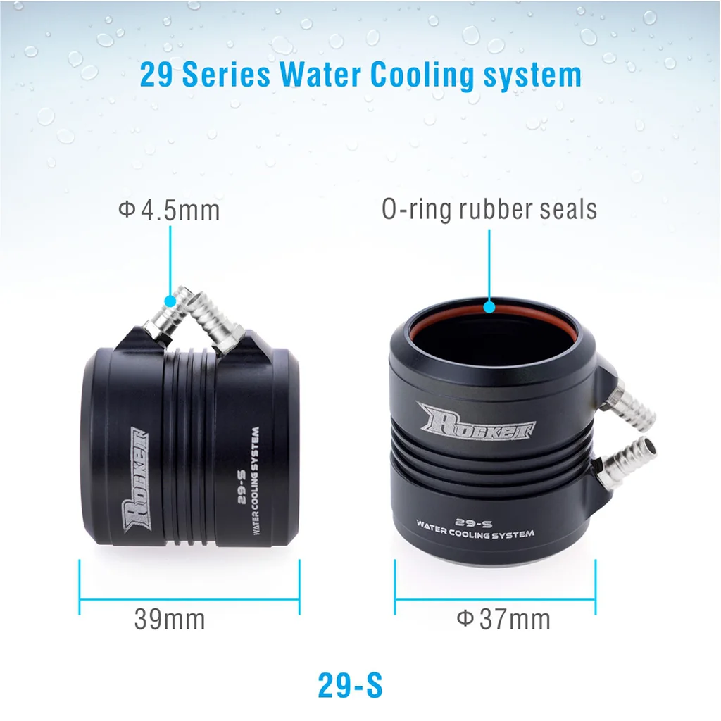 ROCKET-RC 29 36 40 56 Water Cooling Jacket Cover for 2948 2968 3660 3670 3680 4074 4082 4092 5682 5692 RC Boat Brushless Motor