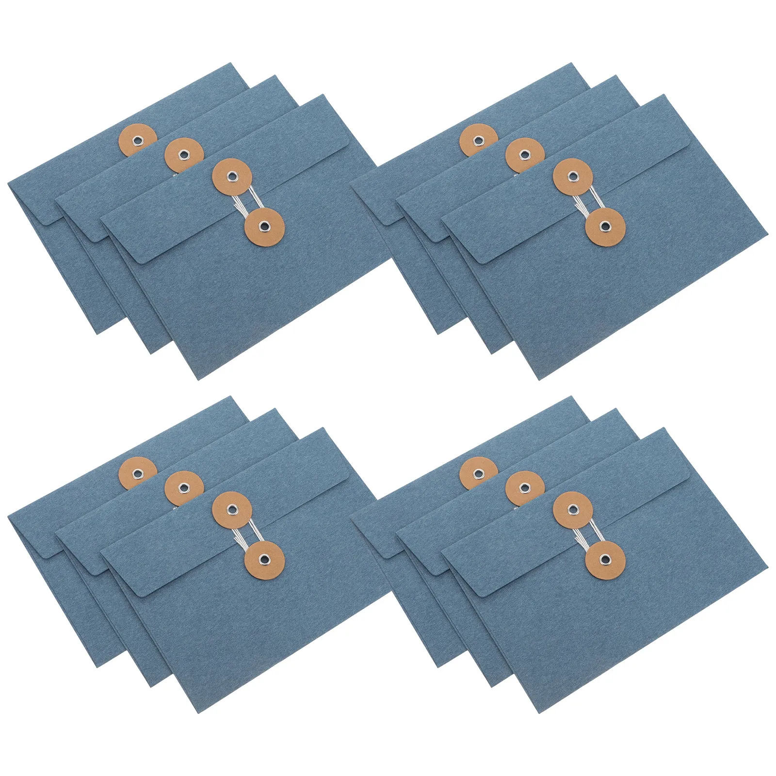 

10 шт. винтажных пакетов для документов из крафт-бумаги с завязками, креативные конверты для удобного хранения в офисе, школе, для открыток и документов