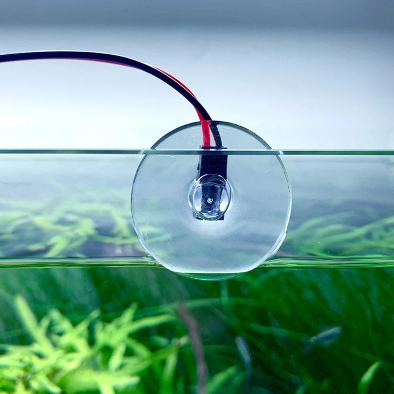 Alarma nivel agua para peces, nivel alto agua, detectores agua con sonda y ventosa para acuario, hogar, fo