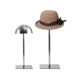 Stainless Steel Hat Shelf Display Stand Children's Hat Rack Cap Clothing Store Hat Display Stand Floor Cap Props Props