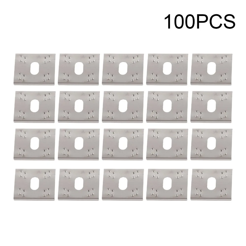 100pcs High Conductivity Grounding Conductive Washer Durable Reliable PV Conductive Gasket Conductive Grounding Sheet