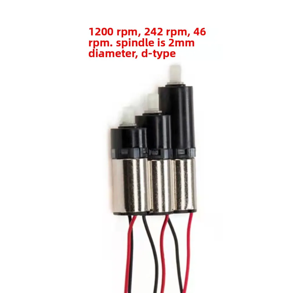 6Mm mm 3V planetary gear motor, hollow cup motor 46,242,1200 rpm, static change