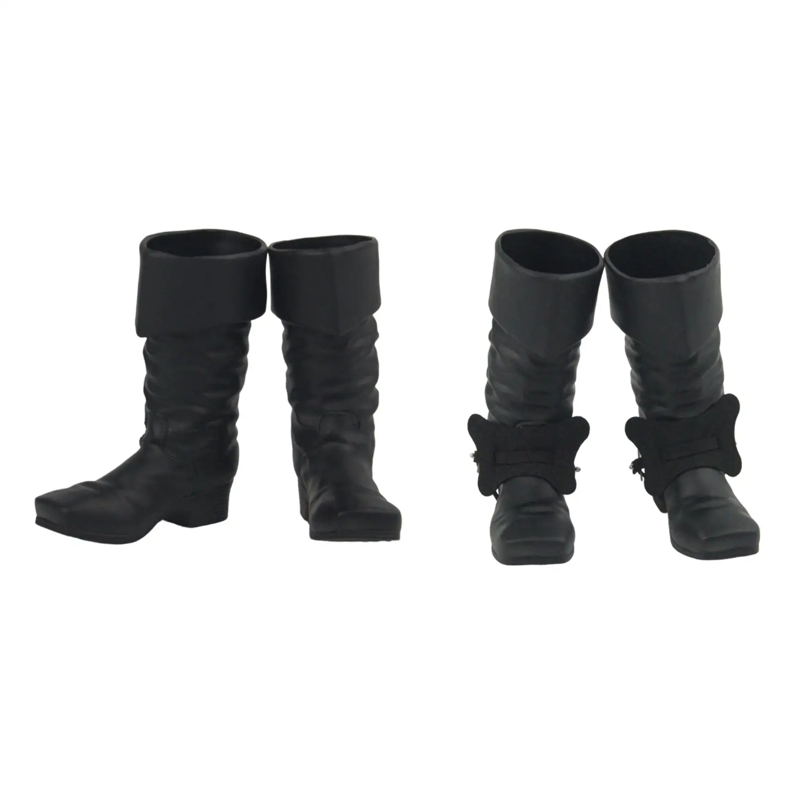 

1:6 Scale Action Figure Shoes Men Boots, Mini, Medieval Doll Costume, Dress up Miniature Models for 12 inch Male Figures Dolls