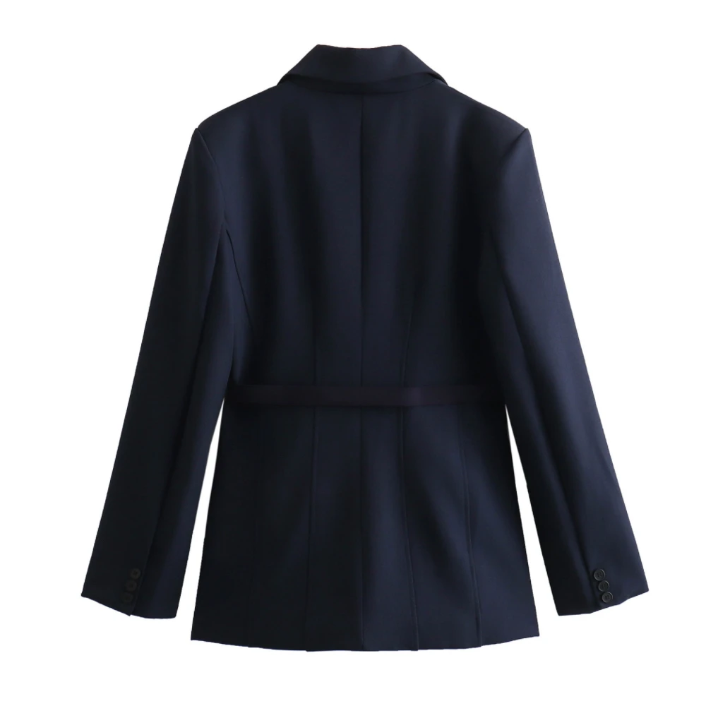 PB & ZA-Blazer monopetto da donna, tailleur pantalone corto a gamba dritta, pendolare All-in-One, moda primaverile, 2024