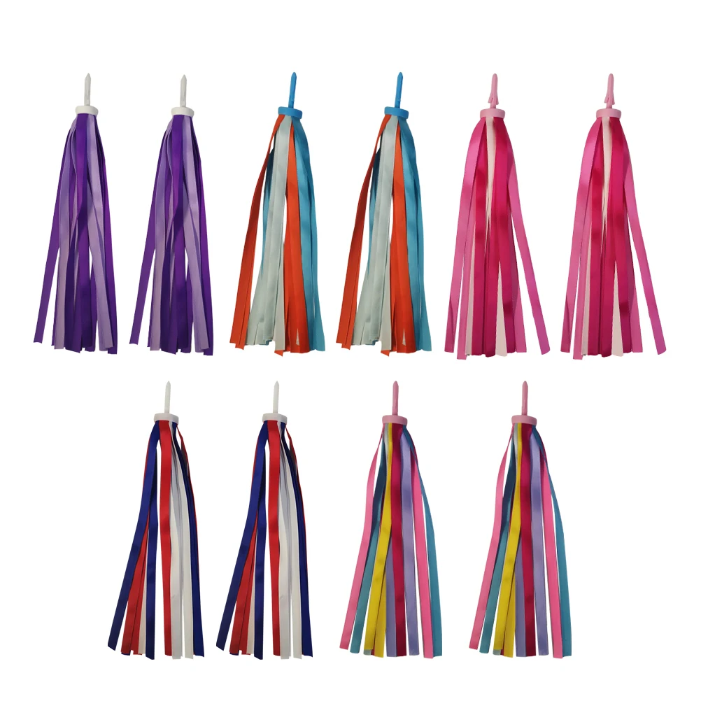 

5 Pair Bike Decoration Accessories Colorful Handlebar Streamers Durable Material Kids Bicycles Tricycles Scooters Gifts