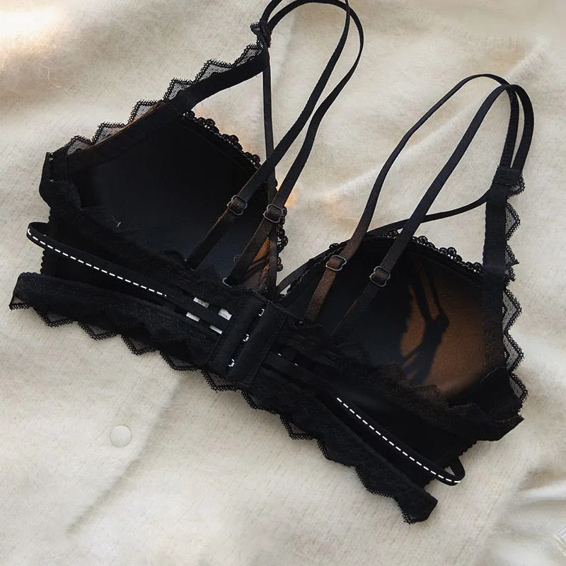 Sexy leopardí push-up podprsenka pro ženy, bezešvá podprsenka s krajkou na zádech, zvednutí a vylepšení, bezdrátová podpora, prodyšná měkká spodní prádlo - náhled 4