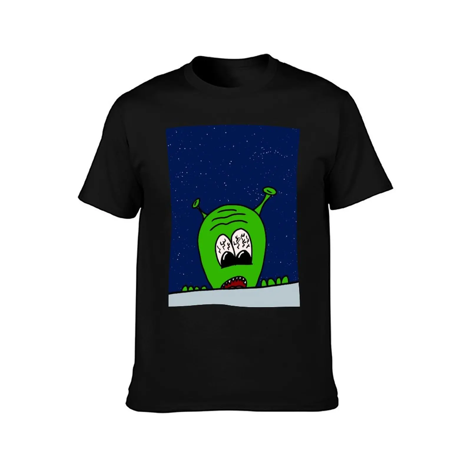 Steve the Alien T-Shirt korean fashion oversizeds t shirt for men