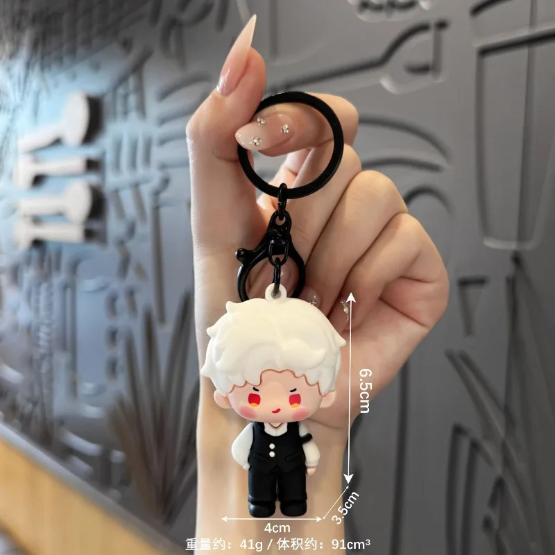 

Love and Deepspace Collectible Character Merch Keychain Mini Figure Toy Stylish Small Decorative Charm for Bag Backpack & Keys