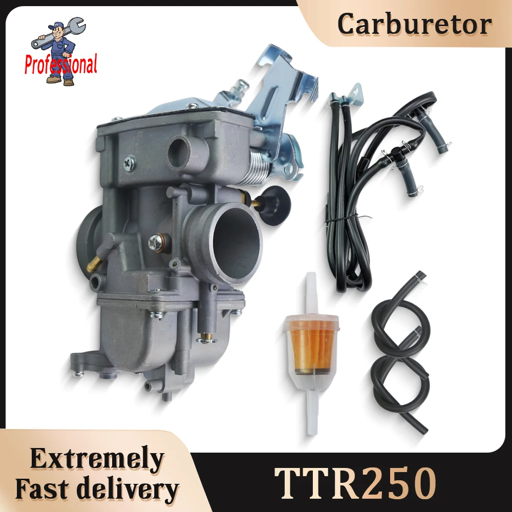Carburetor for Yamaha TTR250 Dirt Bike 1999 2006 Engine Carb Assembly
