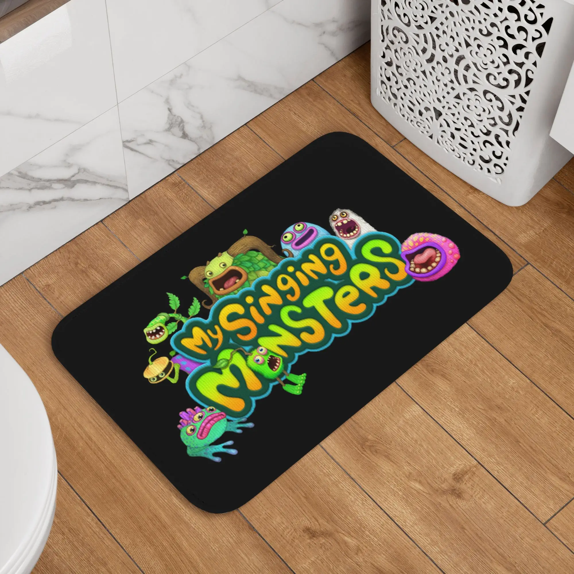 Custom My Singing Monsters Door Floor Bathroom Kitchen Mats Anti-Slip Indoor  Doormat Garage Entrance Carpet Rug