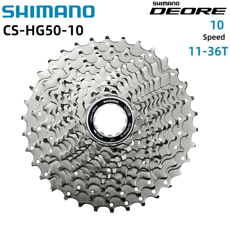 Shimano deore hyperglide CS-HG500 cassete de estrada de 10 velocidades — foto 6