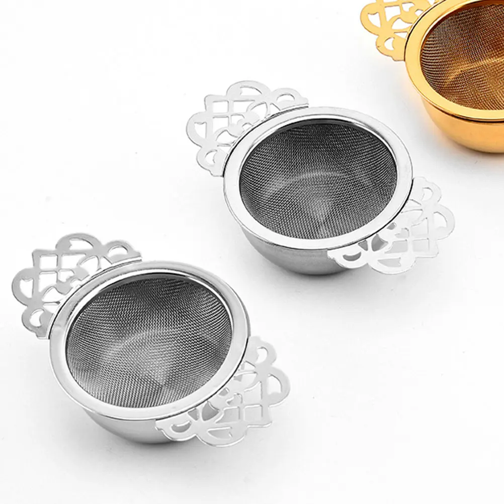 

4 Pcs Strainer Set Tea Filter Fine Mesh Loose Leaf Infuser Cup Filter Stainless Coffee Milk Leaker Kitchen Bar