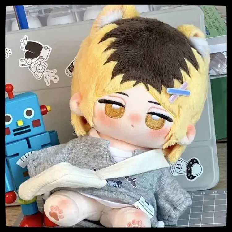 

Anime Role Attribute Cute Kozume Kenma Boy Cosplay Soft Plush Doll Body 20cm Dress Up Stuffed Plushie Pillow Toys Figures Gift