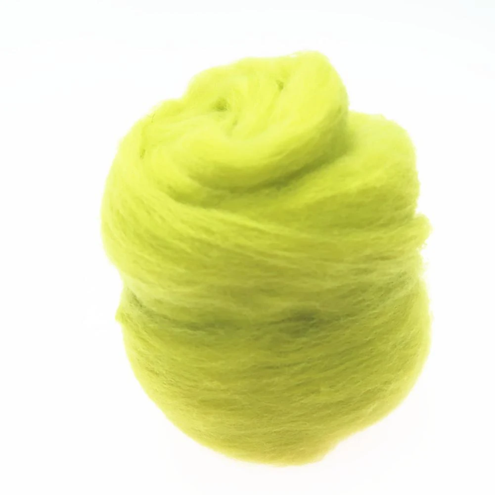 DIY Felting Wool Needle Felting Wool DIY Needle Felt New DIY Carded Wool Wet Felting Colour Pack 20G Needle Felting Wool Blue