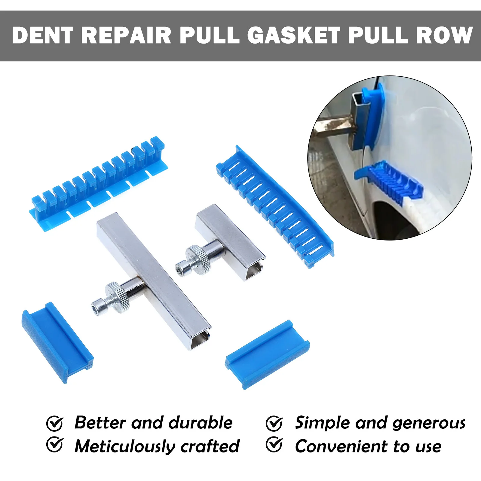 

1Set Paintless Auto Tool Kit Dent Puller Removal Tabs Dents Pulling Tab Tool Dents Pulling Tab