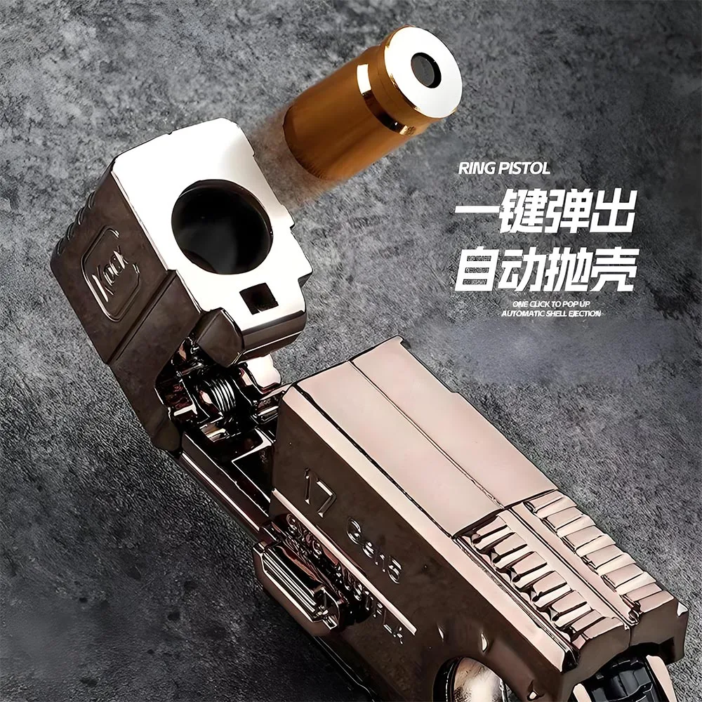 Fidget Toy Gun Toys EDC Ring Metal Toy para adultos decoraciones de escritorio regalo de Navidad Dropship