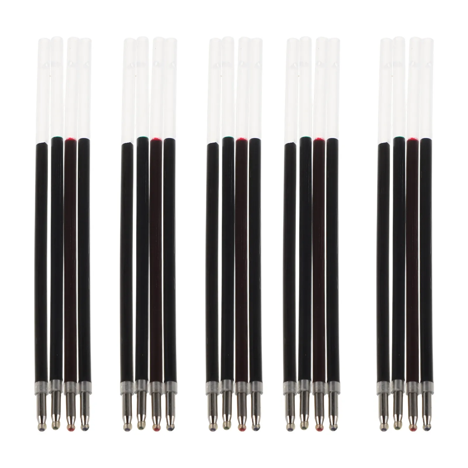 

Набор из 40 сменных стержней для шариковых ручек 0,7 мм, разноцветные, с быстрой сменой цвета, для подписи документов и художественных проектов