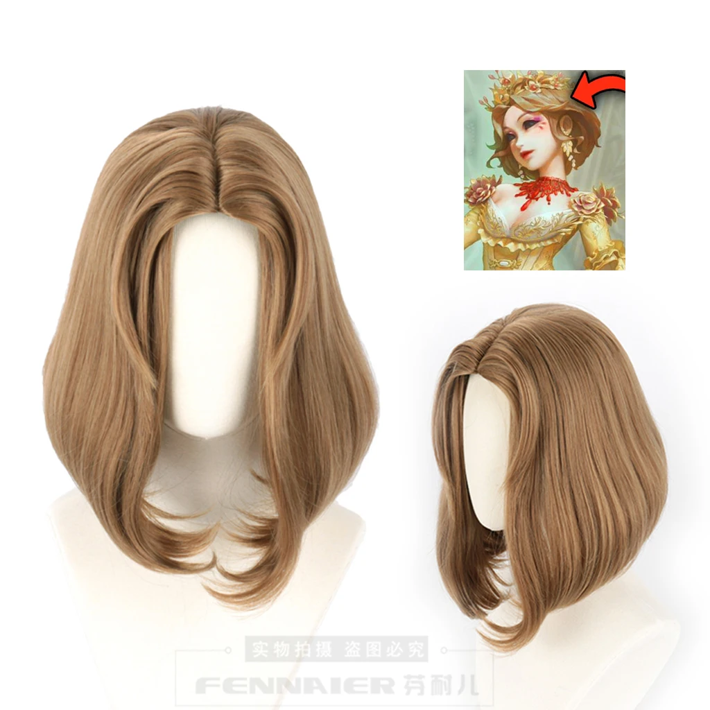 Perruque de Cosplay Brune du Jeu Eissition Bloody Queen Mary, Perruques Rouges Miss, Perruque Anime, Perruque Synthétique de ix, Degré de Chaleur