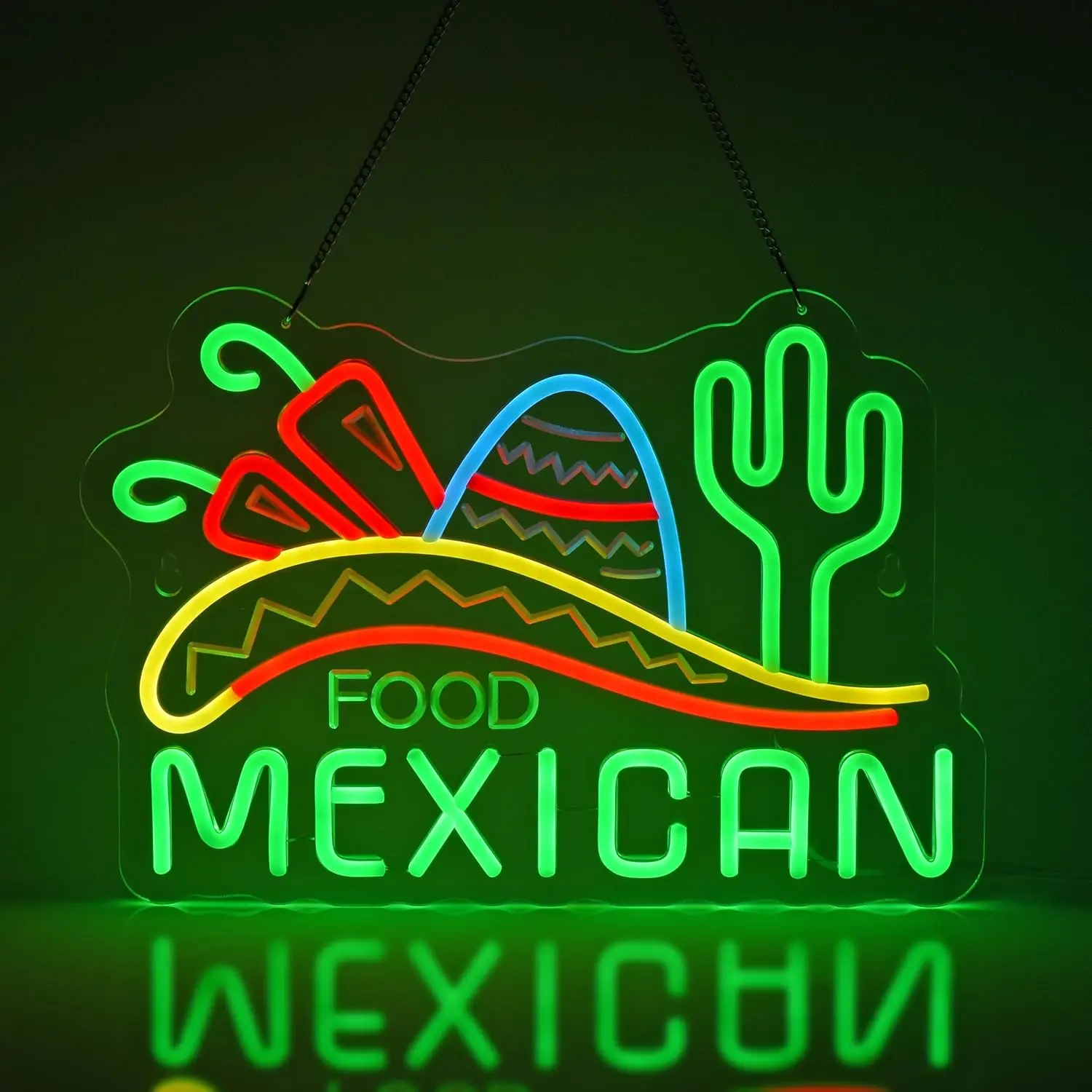 

Mexican Food Neon Sign Dimmable Neon Lights for Business Mexico Restaurant Fast Food Shop Bar Decor Aesthetics Draw Gifts