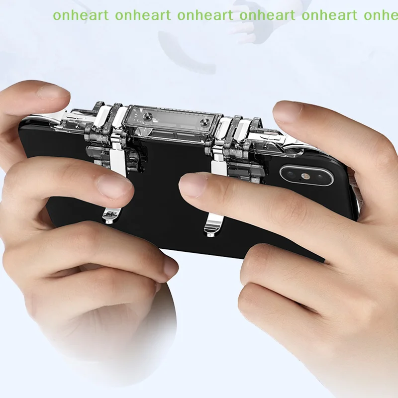 [C]Triggers For Cell Phone PUBG Shooter Gamepad Free Fire Cellular Gamer Cell Triggers For Mobile - view 4
