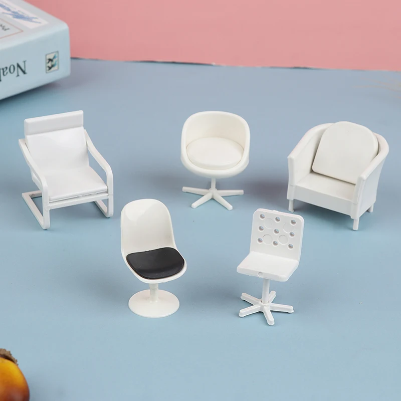 ドールハウスミニチュア家具チェア、ソファスツール、ドールハウスの装飾、おもちゃのモデル、1:20