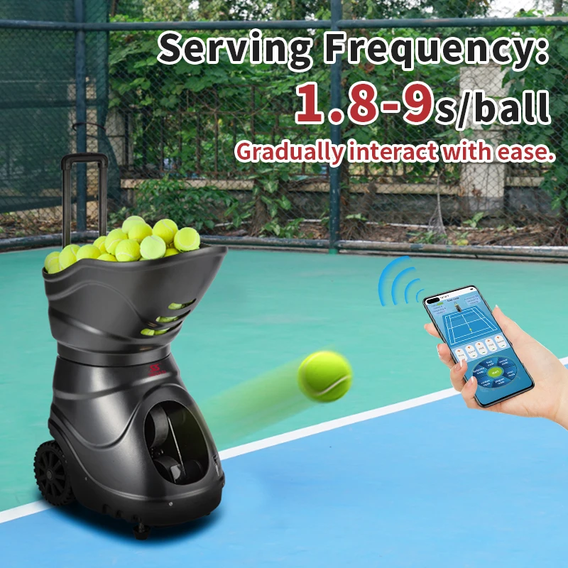 Top  App Control Tennis practice machine factory sell directly