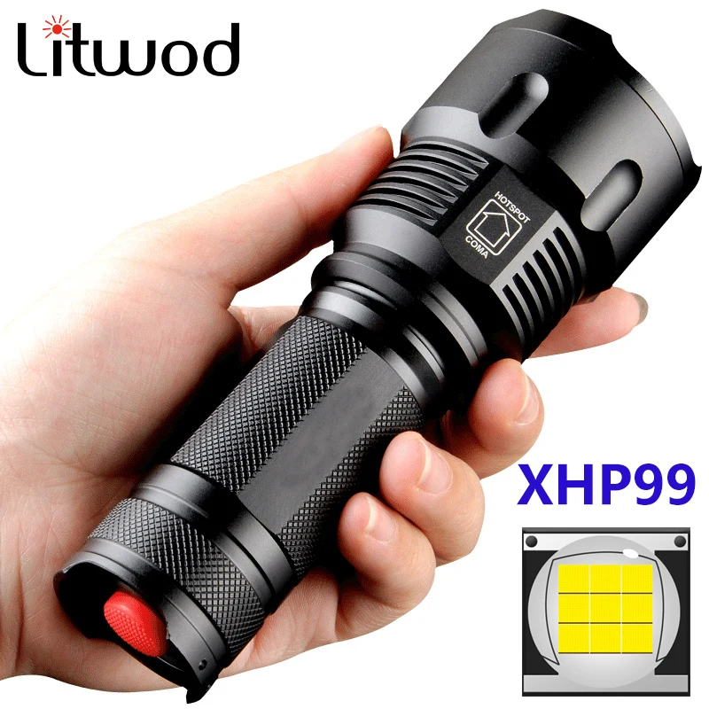 Xhp90.2 9-core Led Flashlight High Quality 18650 26650 AA Battery Torch XHP50 XM-L2 U3 T6 Zoomable Aluminum Alloy Lantern