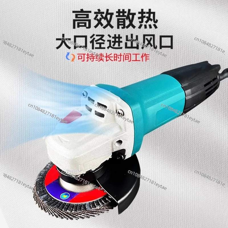 Angle Grinder 100 Small High Power Cutting Machine Brushless Small Man Waist Thin Handle