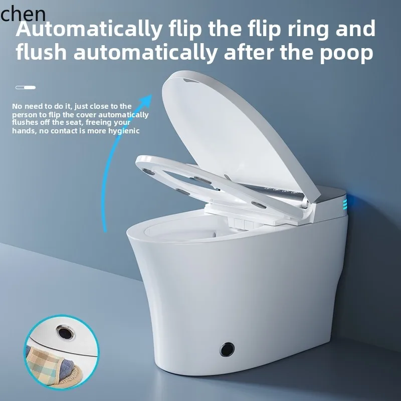 

ZML туалет бытовой автоматический перекидной голосовой интегрированный сифон с резервуаром для воды без ограничения давления воды унитаз