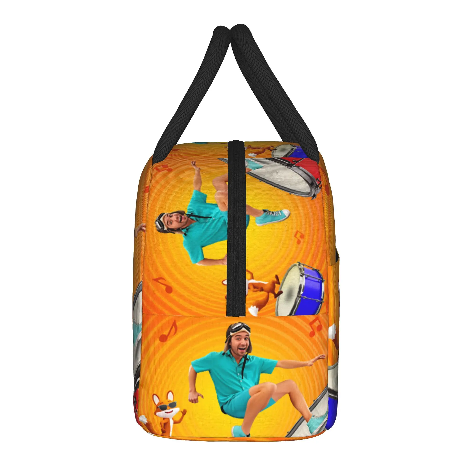 Danny Go Animated Programs Lunch Bag Fashion Lunch Box Travel Portable Thermal Tote Handbags For Adult Oxford Print Cooler Bag