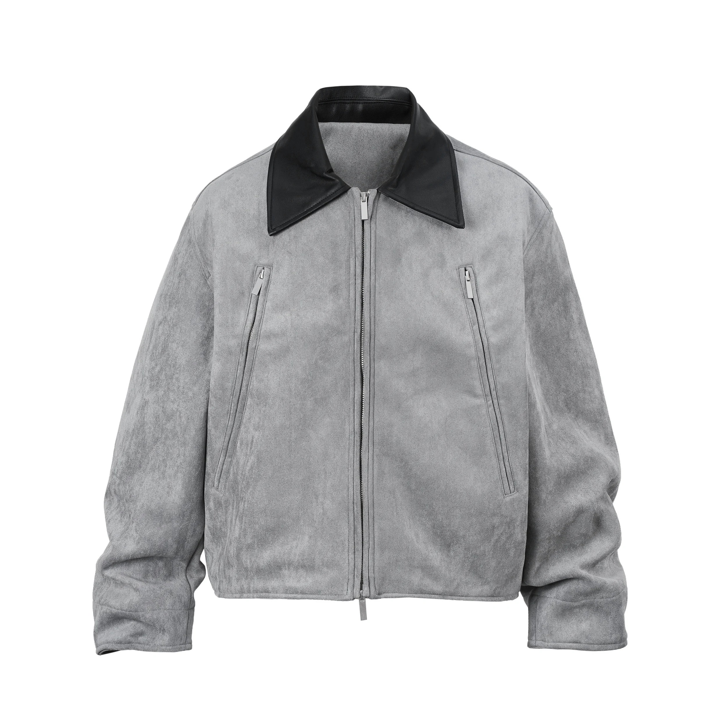 Yao Fashion Suede Nap Men Tops All-match Luxury Loose Vintage Casual Streetwear Unisex Cleanfit Style Coat Jacket For Men