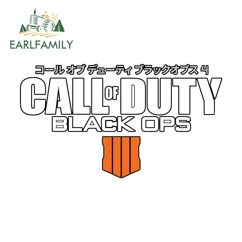 EARLFAMILY 13cm for Call of Duty Different Series FPS Game Logo Car Stickers Waterproof Cartoon Decals Vinyl Car Wrap Creative