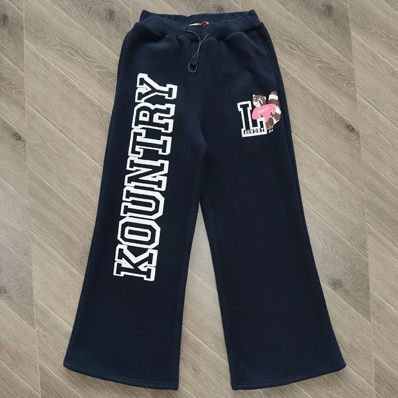 24ss Kapital Kountry Casual Trousers Printing Letter Men Women Oversized Cotton Pants