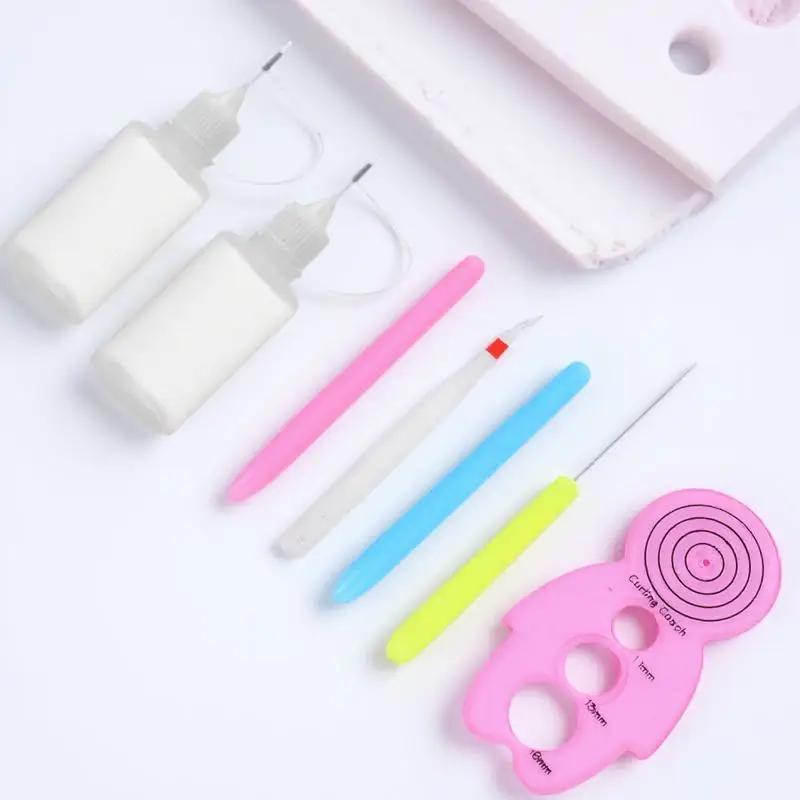 

7pcs In 1 Paper Quilling Tools Kit Diy Craft Set For Beginners Handmade Art Projects School Home Use Paper Rolling Kits