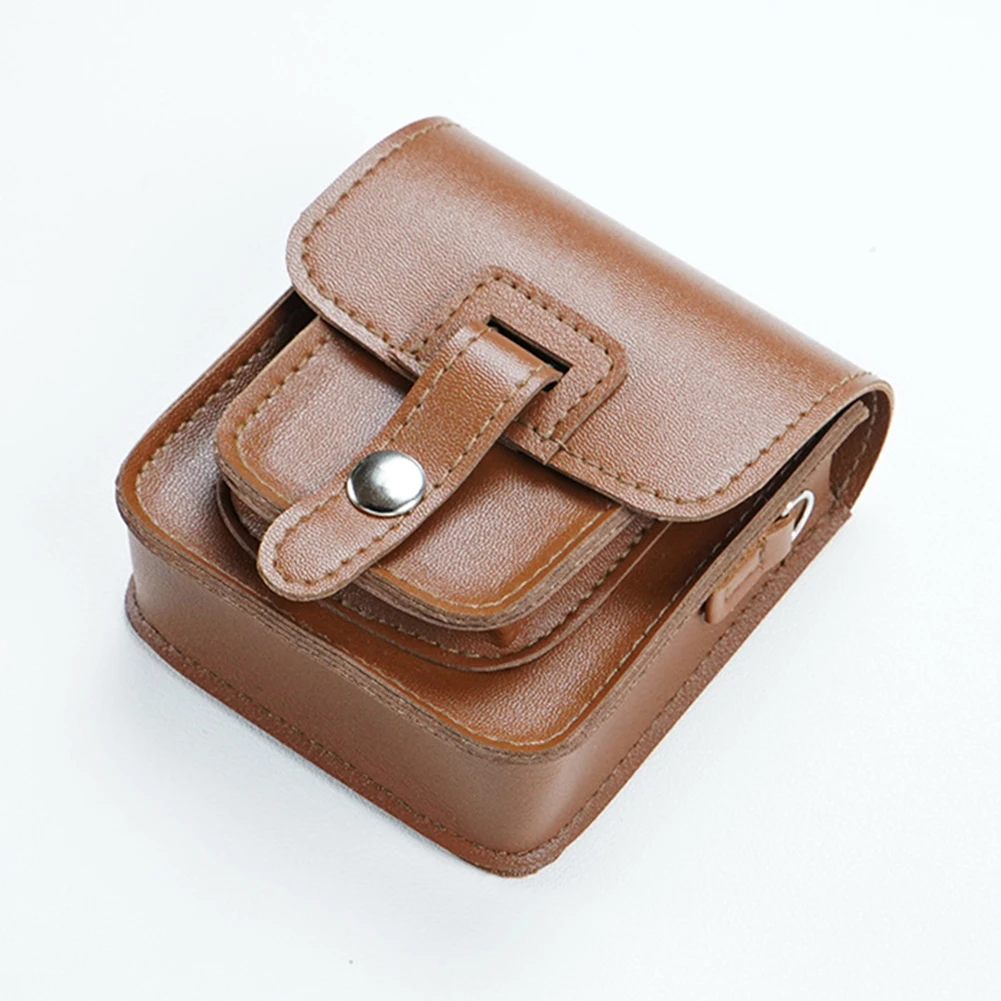 ل Anbernic RG34XXSP وحدة التحكم السفر حقيبة التخزين المضادة للخدش الجلود وحدة التحكم حقيبة واقية مكافحة سقوط في الهواء الطلق رفرف حقيبة التخزين