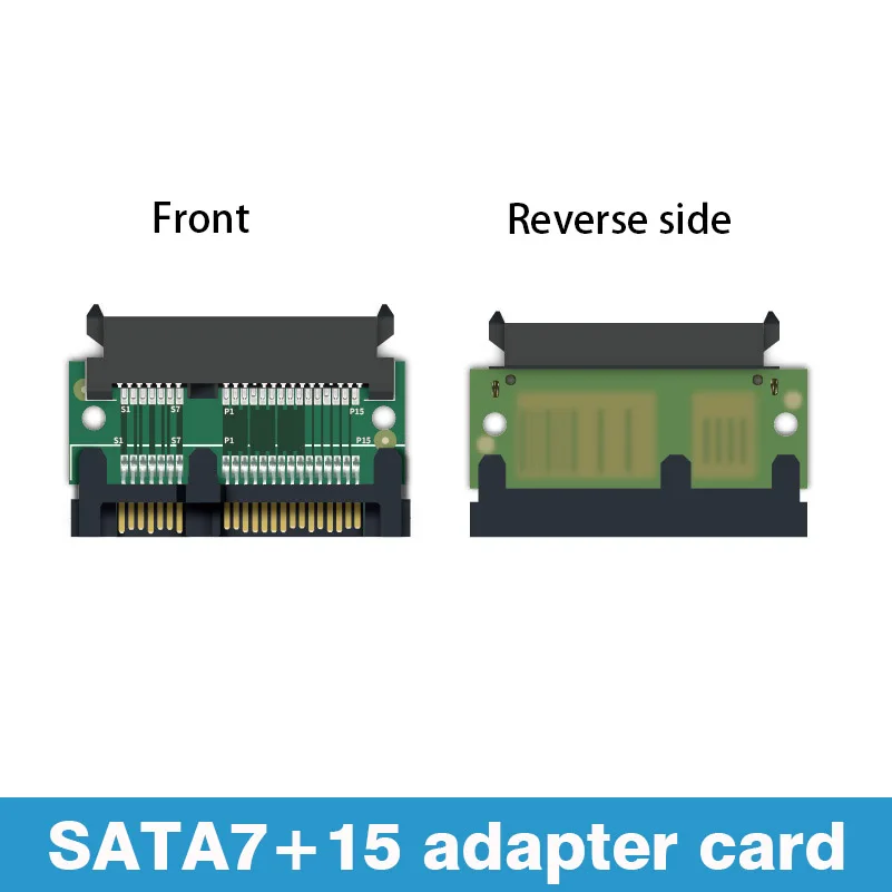 SATA 7 + 15 إلى 22P بطاقة محول ذكر إلى أنثى محول موصل ل 2.5/3.5 بوصة القرص الصلب محرك Sata واجهة