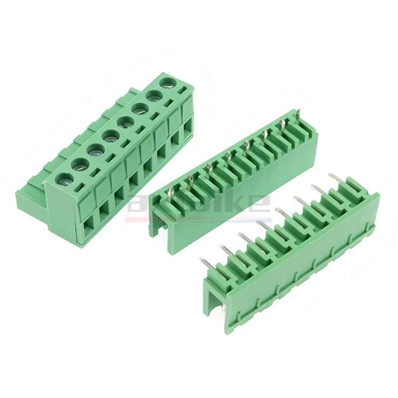 10PCS 2EDG 5,08mm KF2EDG 2P 3P 4P 5P 6/7/8Pin 10P 12P Gerade Gebogene Pin Terminal Blöcke Stecker Buchse Draht Stecker