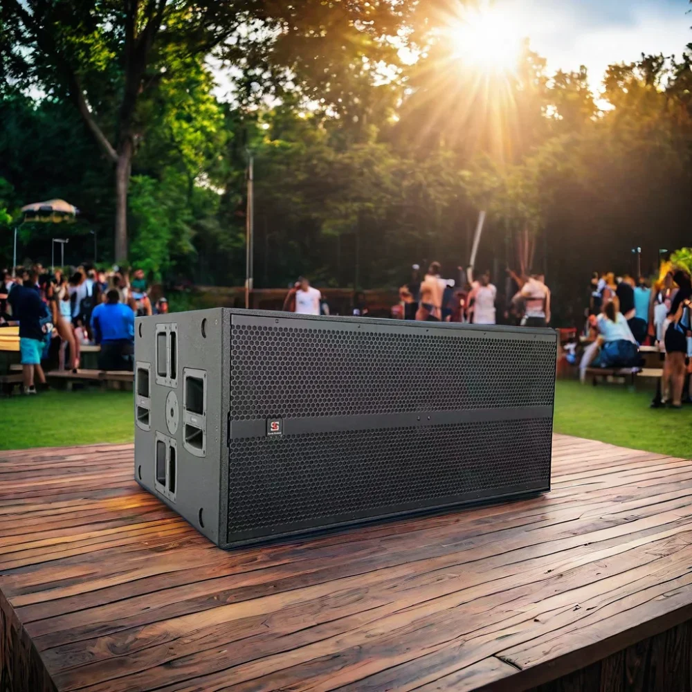 

2024 Best Sell 9006 Active Dual 18 Inch Subwoofer Speaker German DSP Professional Audio Video For Outdoor Sound System