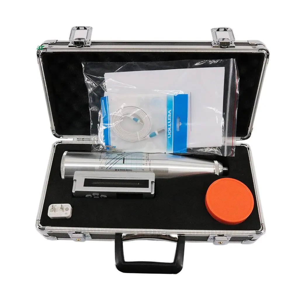 HT-225E Digital Concrete Hammer Resiliometer Concrete Rebound Tester 10-60MPa