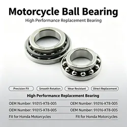 Steering Head Bearing Kit For Honda VRX400 RVF400 NC35 NSR250 MC18 MC21 CB250 CB400 CB500F CB500FA 91015-KT8-005 91016-KT8-005