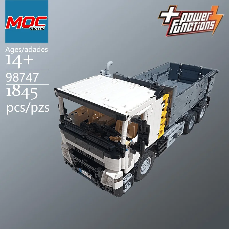 Specially Customized MOC 6X6 Dump Truck Technic Building Block Model - Trendy Educational Toys, Casual Building Game Gifts