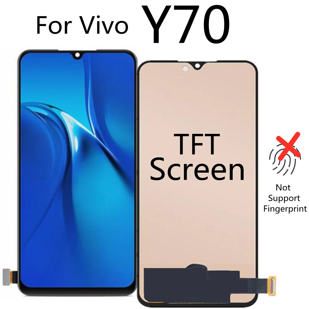 6.44 TFT LCD For VIVO Y70 LCD Display Touch Screen Digitizer Assembly Replacement