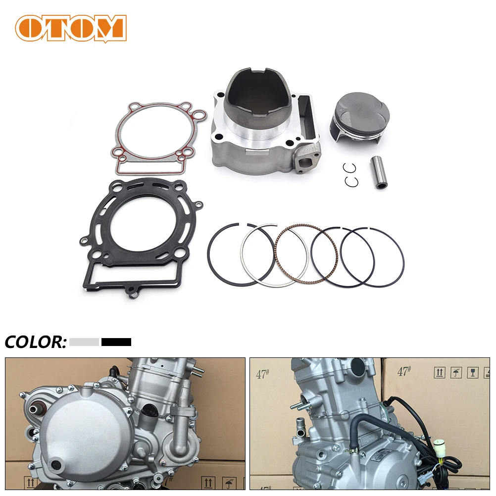 Motorcycle 77mm Cylinder Block Piston Ring Pin Gasket Kit For ZONGSHEN NC250 ZS177MM MOTOLAND AVANTIS GR7 GR8 BRZ Engine Parts