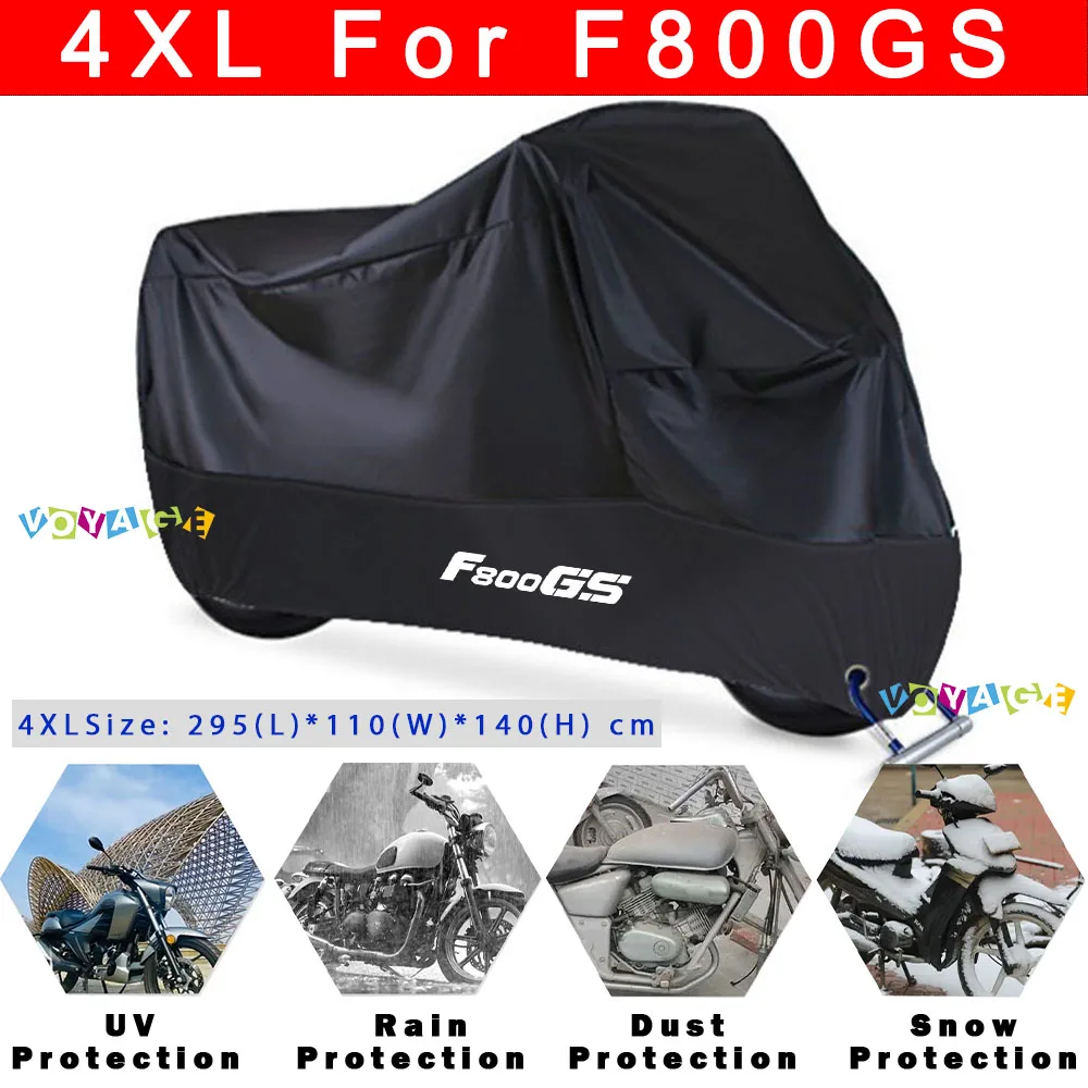 For BMW F800GS 800 GS Motorcycle Accessories Cover Waterproof Outdoor Scooter UV Protector Dust Rain Cover For All Season