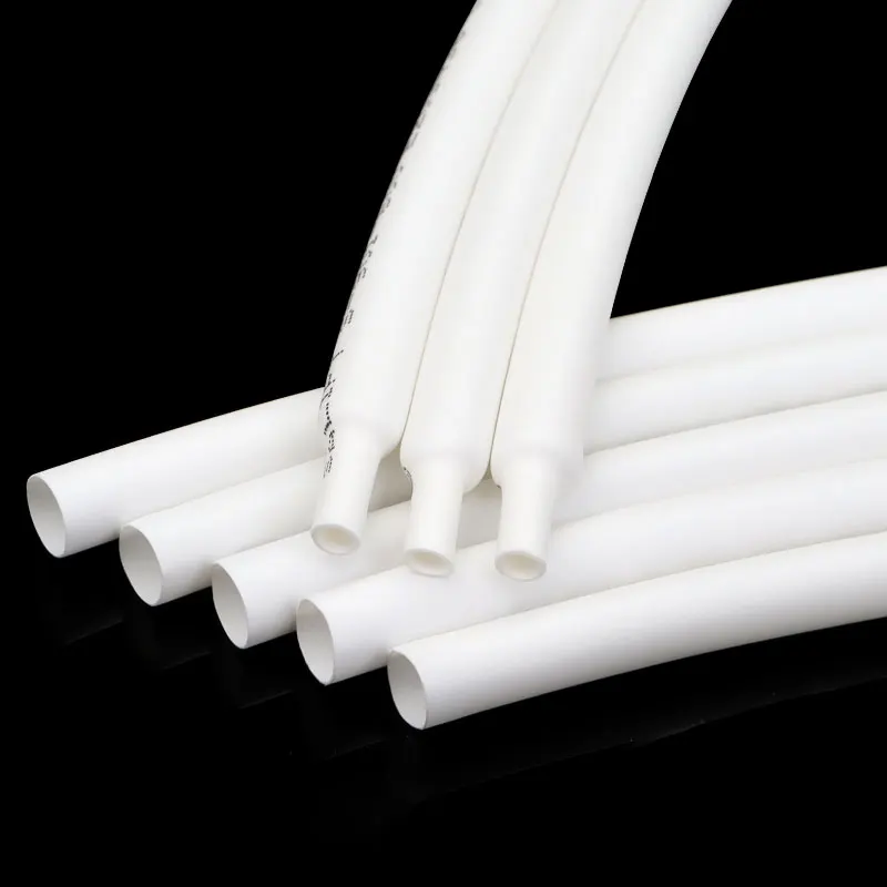3/5 m weißer Schrumpfschlauch mit 2:1 Schrumpfverhältnis, Durchmesser 0,6 mm ~ 80 mm, isolierter Kabelschutz, Steckverbinderhülse, DIY-Wickeldraht – Detail 9