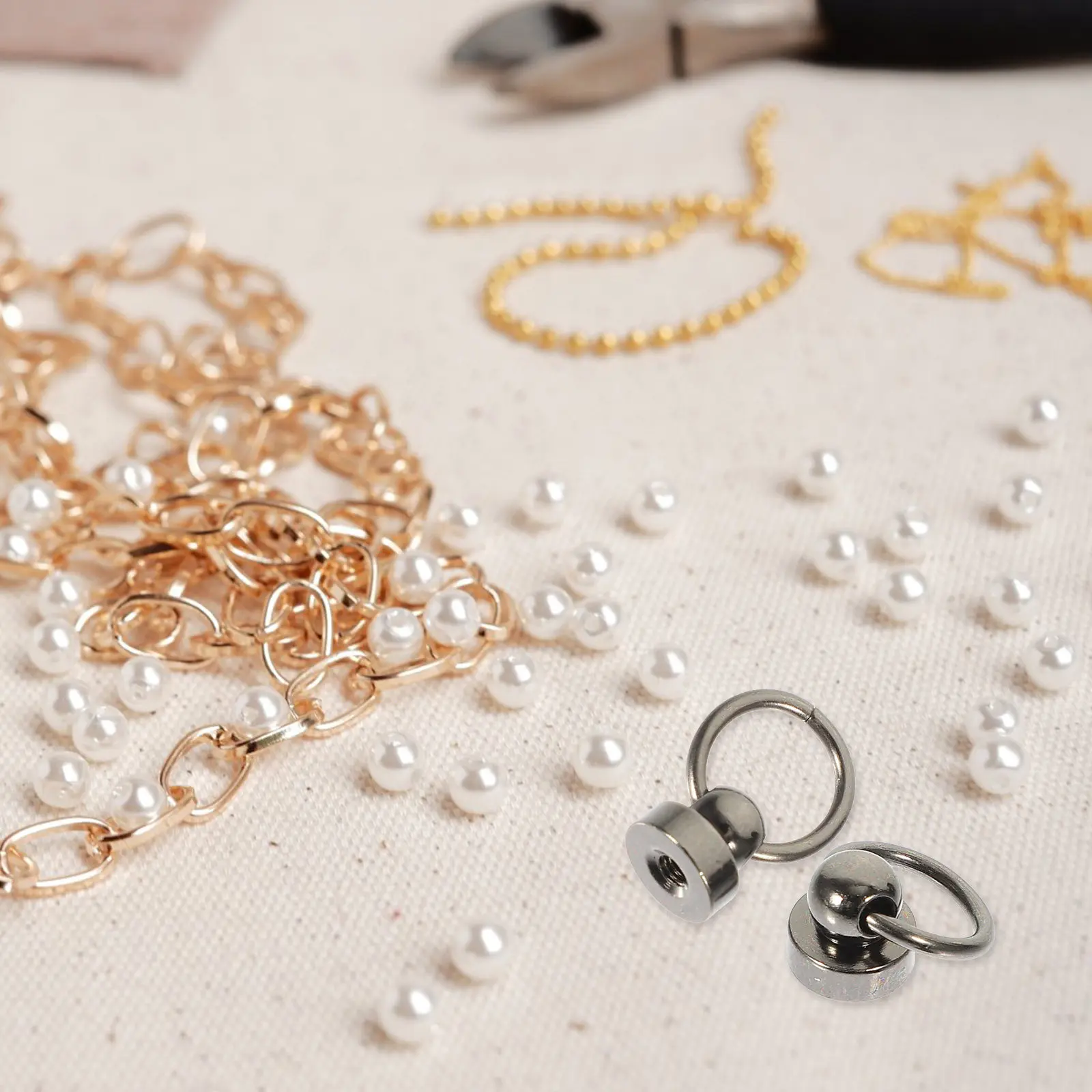 

20 Sets Phone Case Rivets Fasteners Strong Wear-Resistant DIY Craft Screws Bag Chain Fasteners for Purse DIY Repair