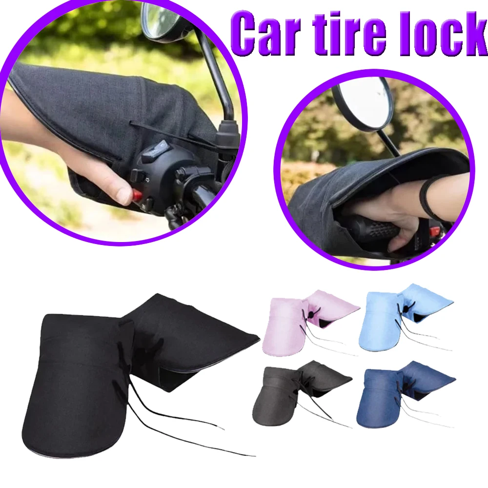 

1Pair Motorcycles Handlebar Gloves Waterproof Windproof Sun Protection Gloves For Most Motorbikes Scooters ATVs Snowmobile